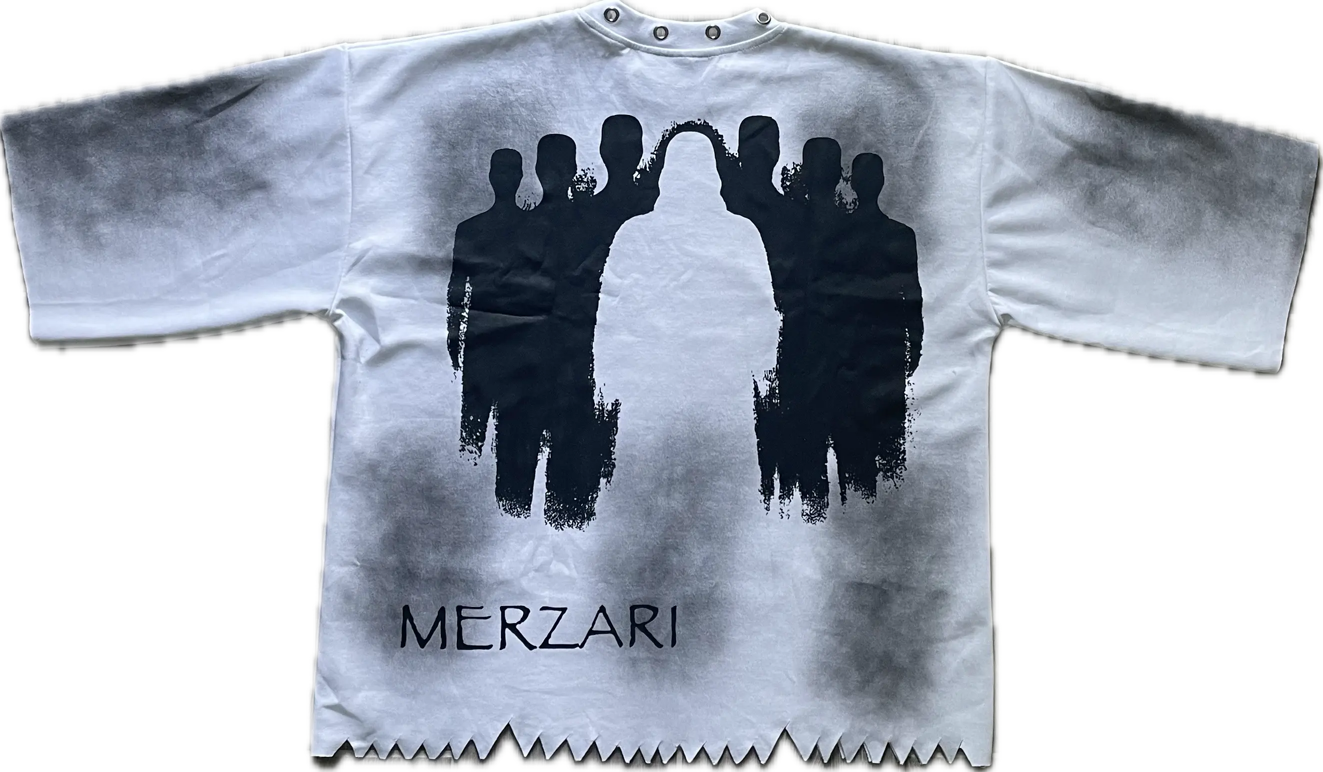 WHITE SAVIOR CROPPED TEE Merzari.usSavior Tee